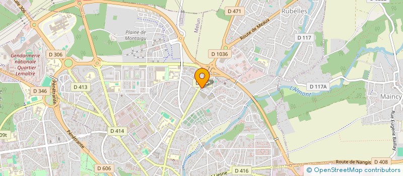 localisation de l'entreprise MONSIEUR THOMAS AUBIN à MELUN