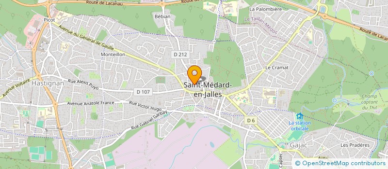 localisation de l'entreprise MONSIEUR THOMAS AUBRUN  SAINT-MEDARD-EN-JALLES