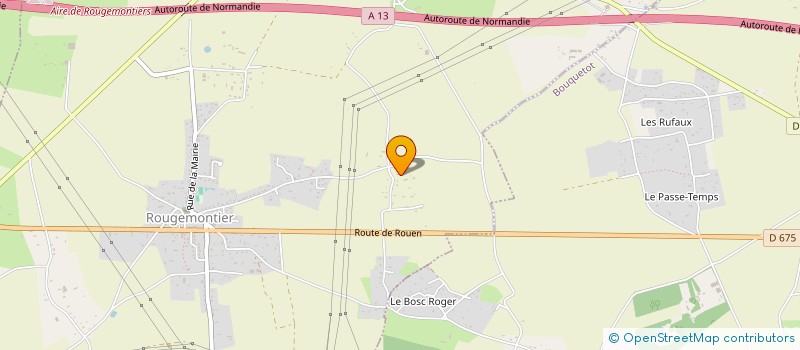 localisation de l'entreprise MONSIEUR THOMAS AUDELIN  ROUGEMONTIERS