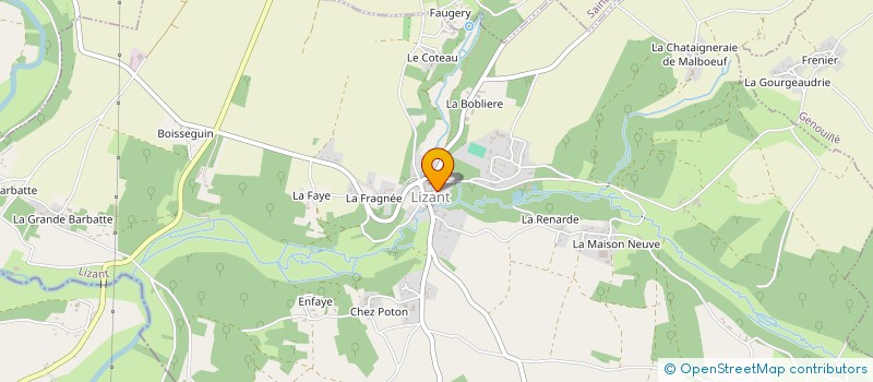 localisation de l'entreprise MONSIEUR THOMAS AUDONNET à LIZANT