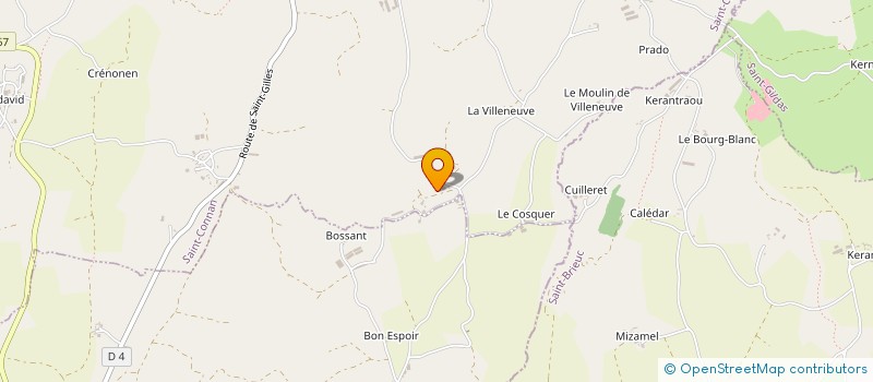 localisation de l'entreprise MONSIEUR THOMAS AUFFRET à SAINT-CONNAN