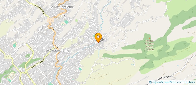 localisation de l'entreprise MONSIEUR THOMAS AUGUSTYN  LE TAMPON