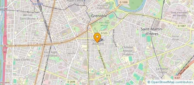 localisation de l'entreprise MONSIEUR THOMAS AURANGE à GRENOBLE