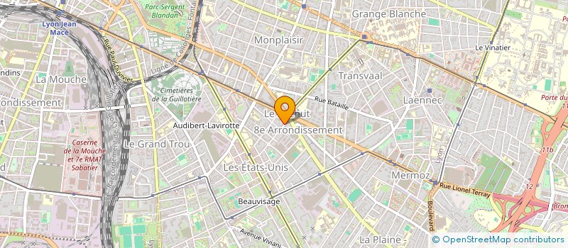 localisation de l'entreprise MONSIEUR THOMAS AUVRAY  LYON