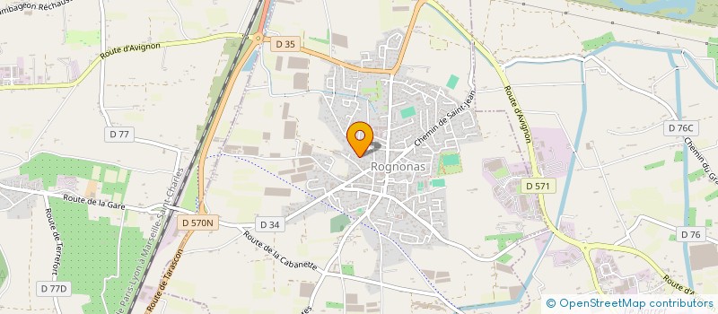 localisation de l'entreprise MONSIEUR THOMAS AYME  ROGNONAS