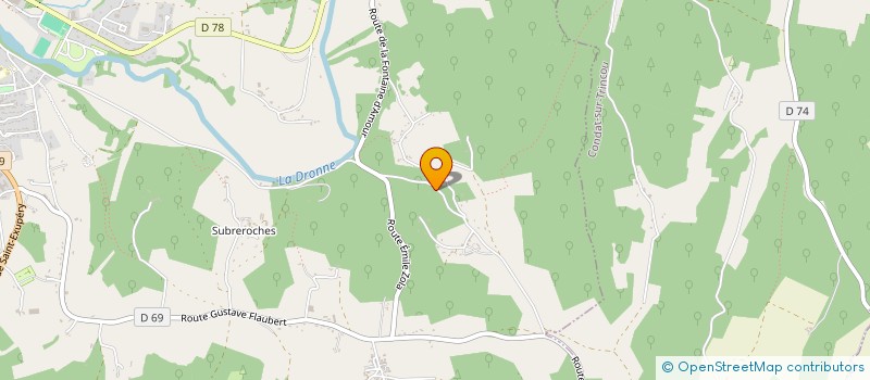 localisation de l'entreprise MONSIEUR THOMAS BACH  BRANTOME EN PERIGORD