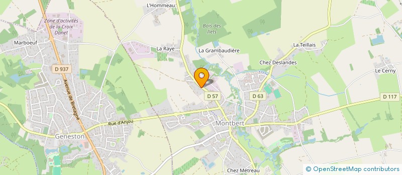 localisation de l'entreprise MONSIEUR THOMAS BACHELIER  MONTBERT