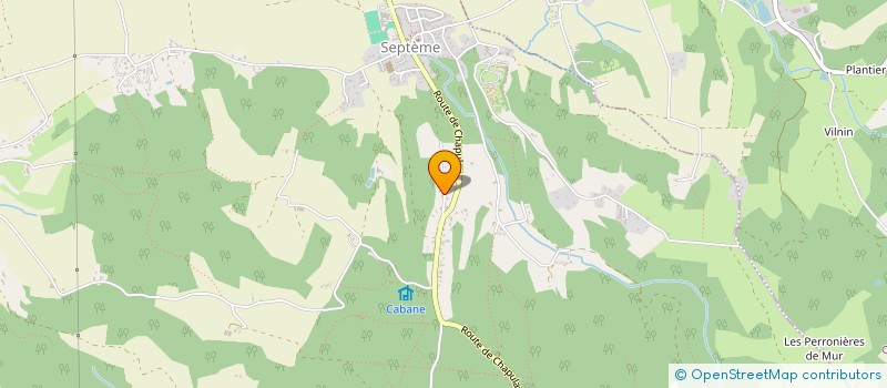 localisation de l'entreprise MONSIEUR THOMAS BADIN  SEPTEME