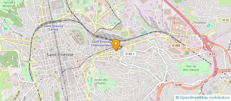 localisation de l'entreprise MONSIEUR THOMAS BADOIL  SAINT-ETIENNE