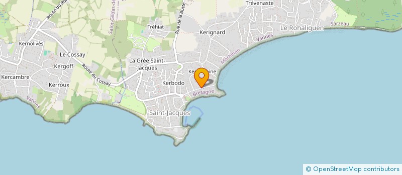 localisation de l'entreprise MONSIEUR THOMAS BAFOIL  SARZEAU