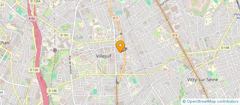 localisation de l'entreprise MONSIEUR THOMAS BAGNOLATI  VILLEJUIF