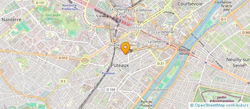 localisation de l'entreprise MONSIEUR THOMAS BAILLARD  PUTEAUX