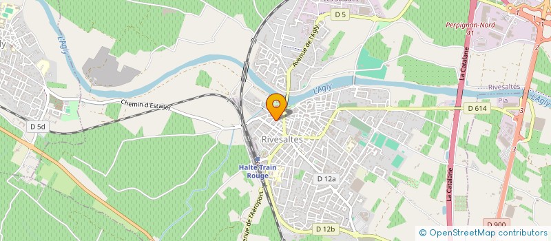 localisation de l'entreprise MONSIEUR THOMAS BAILLE  RIVESALTES