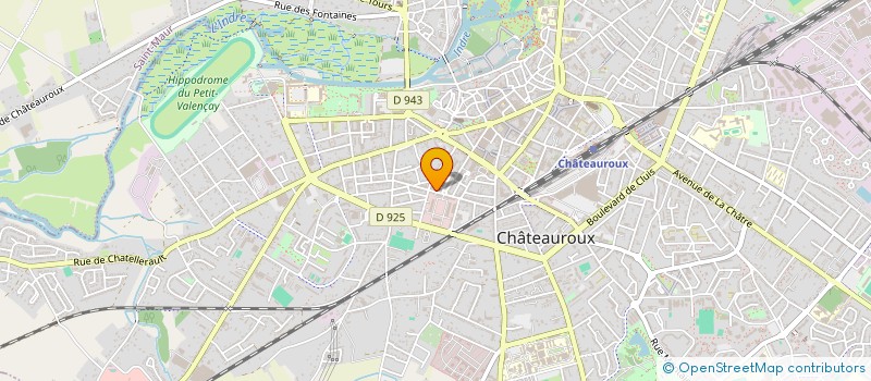 localisation de l'entreprise MONSIEUR THOMAS BALDUCCI à CHATEAUROUX