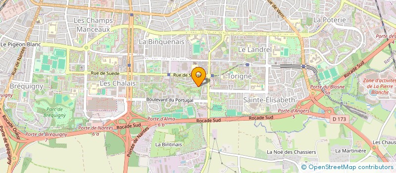 localisation de l'entreprise MONSIEUR THOMAS BALIGAND  RENNES