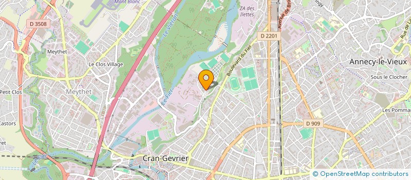 localisation de l'entreprise MONSIEUR THOMAS BALLANDRAS  ANNECY