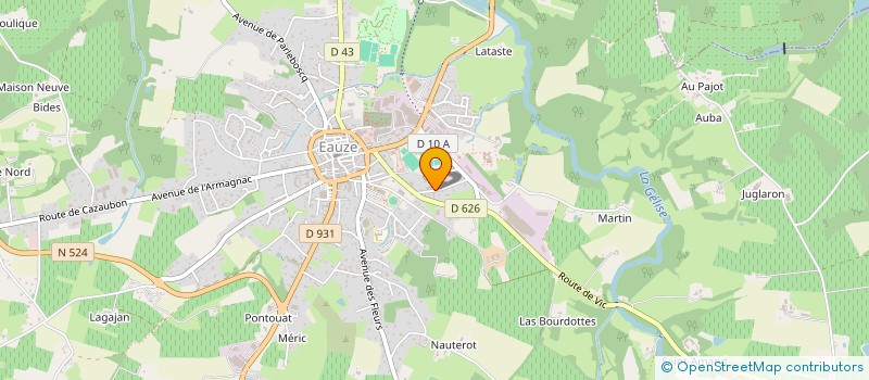 localisation de l'entreprise MONSIEUR THOMAS BALSCHUKAT à EAUZE
