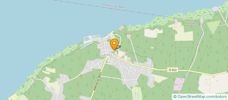 localisation de l'entreprise MONSIEUR THOMAS BALTHAZAR  PARENTIS-EN-BORN