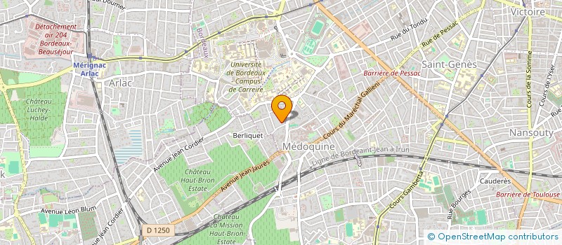 localisation de l'entreprise MONSIEUR THOMAS BARADERIE  BORDEAUX