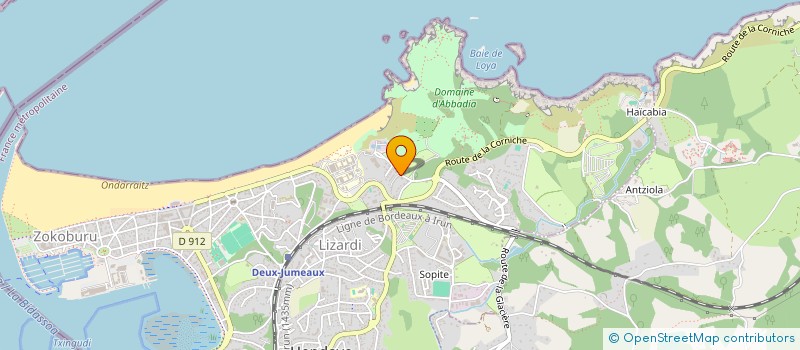 localisation de l'entreprise MONSIEUR THOMAS BARAX à HENDAYE