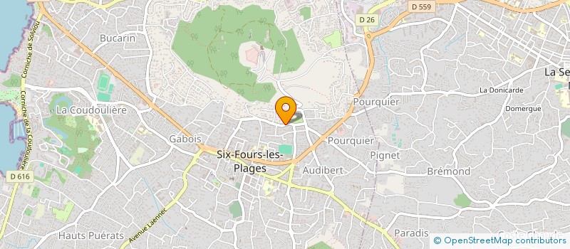 localisation de l'entreprise MONSIEUR THOMAS BARBERIS à SIX-FOURS-LES-PLAGES