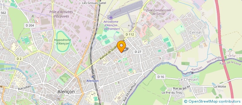 localisation de l'entreprise MONSIEUR THOMAS BARBIER à ALENCON