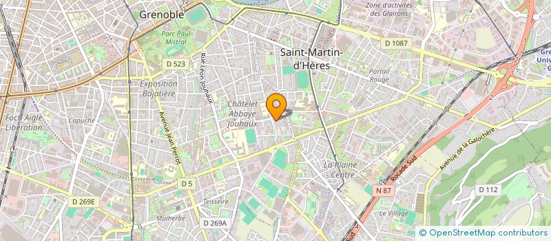 localisation de l'entreprise MONSIEUR THOMAS BARBIER  GRENOBLE