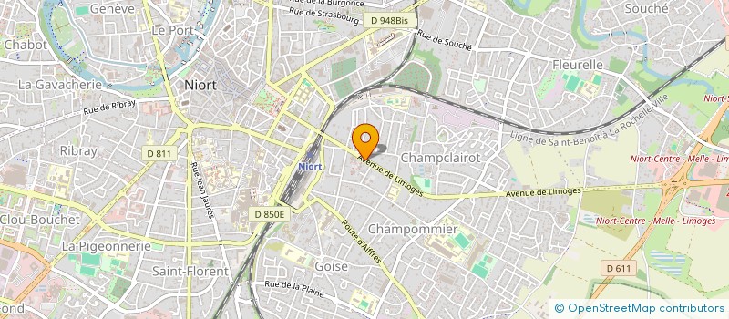 localisation de l'entreprise MONSIEUR THOMAS BARBOTTE  NIORT