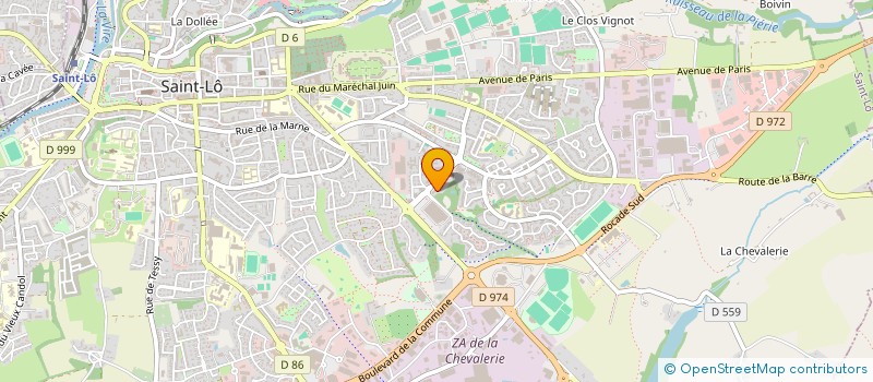 localisation de l'entreprise MONSIEUR THOMAS BAREAU  SAINT-LO