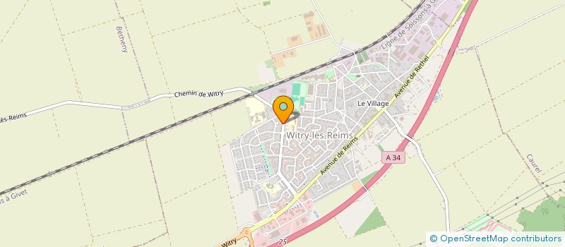 localisation de l'entreprise MONSIEUR THOMAS BARET à WITRY-LES-REIMS