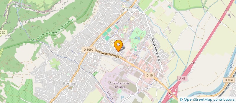 localisation de l'entreprise MONSIEUR THOMAS BARKET  CROLLES