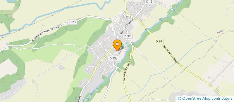 localisation de l'entreprise MONSIEUR THOMAS BARNEOUD ROUSSET  BERAT