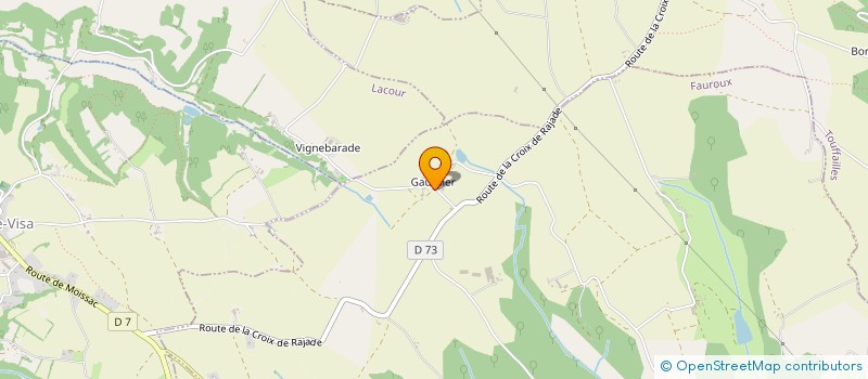 localisation de l'entreprise MONSIEUR THOMAS BARNES  FAUROUX