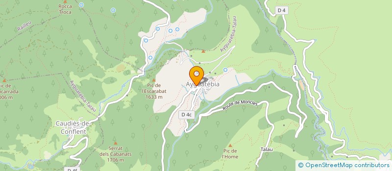 localisation de l'entreprise MONSIEUR THOMAS BARNET  AYGUATEBIA-TALAU