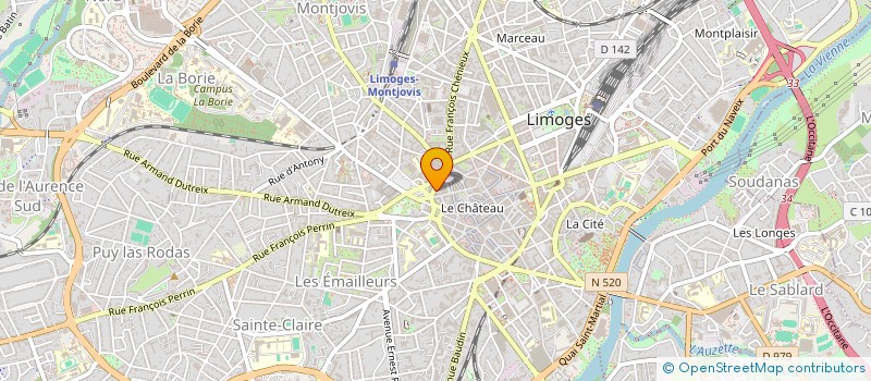 localisation de l'entreprise MONSIEUR THOMAS BARNY à LIMOGES