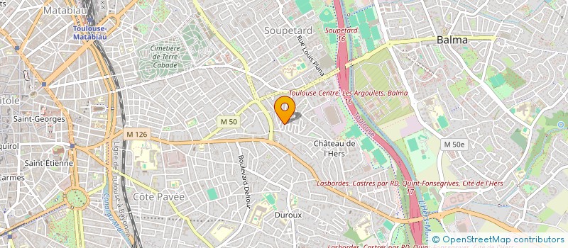 localisation de l'entreprise MONSIEUR THOMAS BARON à TOULOUSE