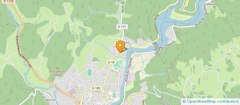 localisation de l'entreprise MONSIEUR THOMAS BARON  ARGENTAT-SUR-DORDOGNE