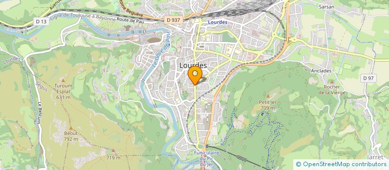 localisation de l'entreprise MONSIEUR THOMAS BARRIAC  LOURDES