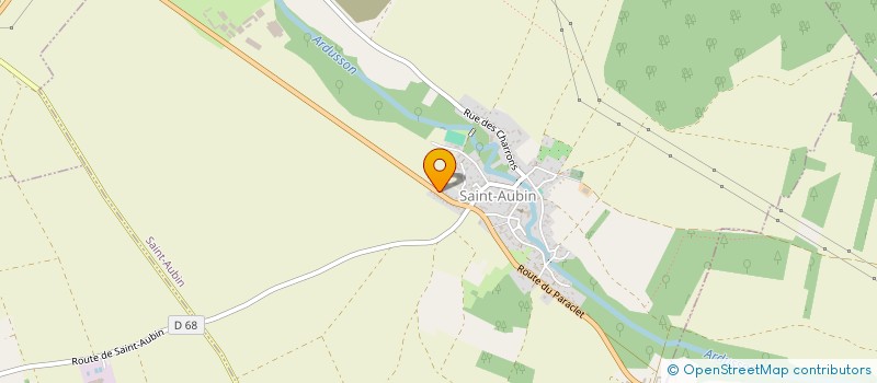 localisation de l'entreprise MONSIEUR THOMAS BARRIERE  SAINT-AUBIN