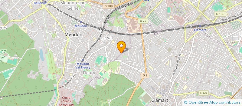 localisation de l'entreprise MONSIEUR THOMAS BASCHET  MEUDON