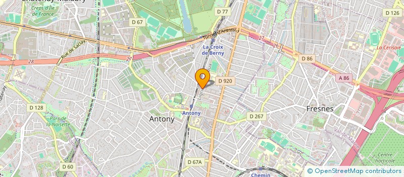 localisation de l'entreprise MONSIEUR THOMAS BASELIUS à ANTONY