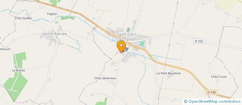 localisation de l'entreprise MONSIEUR THOMAS BASPEYRAS  SAINT-CIERS-DU-TAILLON