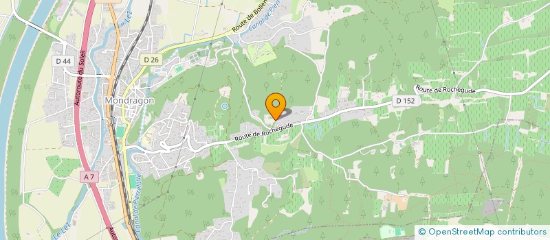 localisation de l'entreprise MONSIEUR THOMAS BASPEYRAT  MONDRAGON