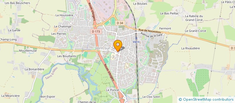 localisation de l'entreprise MONSIEUR THOMAS BASSECK  VERN-SUR-SEICHE