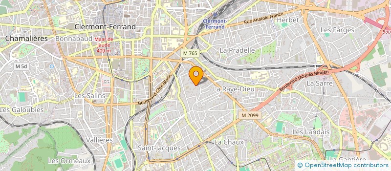 localisation de l'entreprise MONSIEUR THOMAS BASSET  CLERMONT-FERRAND