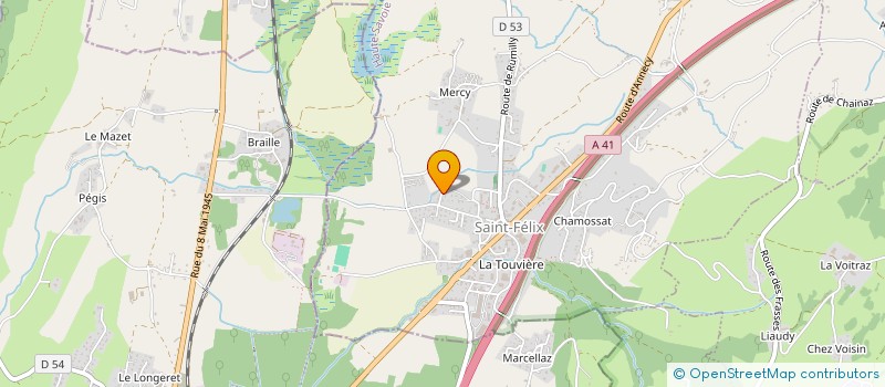 localisation de l'entreprise MONSIEUR THOMAS BASSEUX  SAINT-FELIX