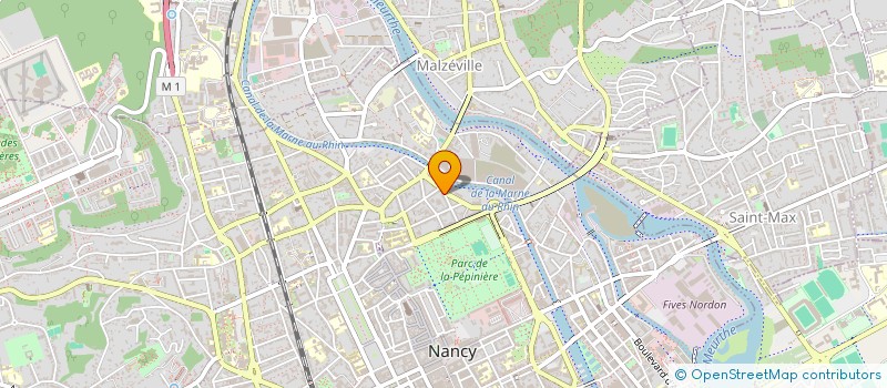 localisation de l'entreprise MONSIEUR THOMAS BASTIEN  NANCY