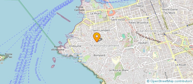 localisation de l'entreprise MONSIEUR THOMAS BATAILLE à MARSEILLE