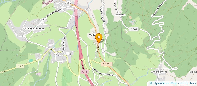 localisation de l'entreprise MONSIEUR THOMAS BATAILLE  COPPONEX