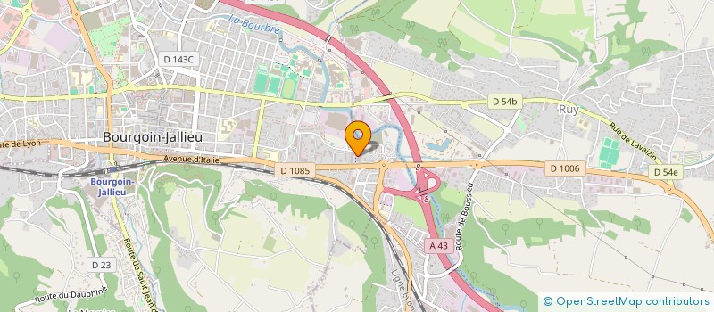 localisation de l'entreprise MONSIEUR THOMAS BATAILLE  BOURGOIN-JALLIEU